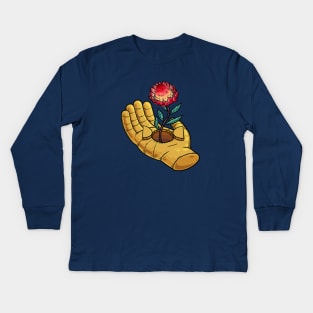 In the Palm of Your Hand Kids Long Sleeve T-Shirt